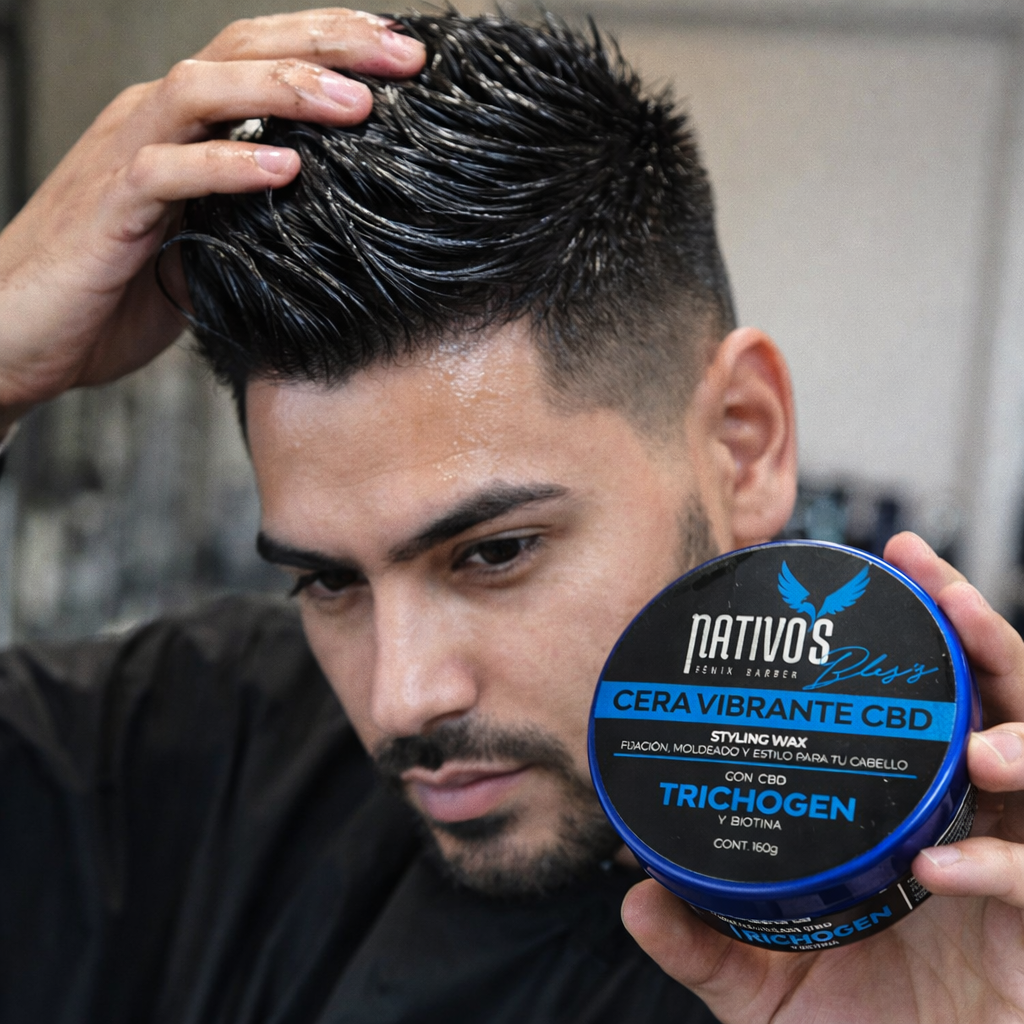 💈 Cera de Fijación Fuerte – Aroma a Chicle 🍬