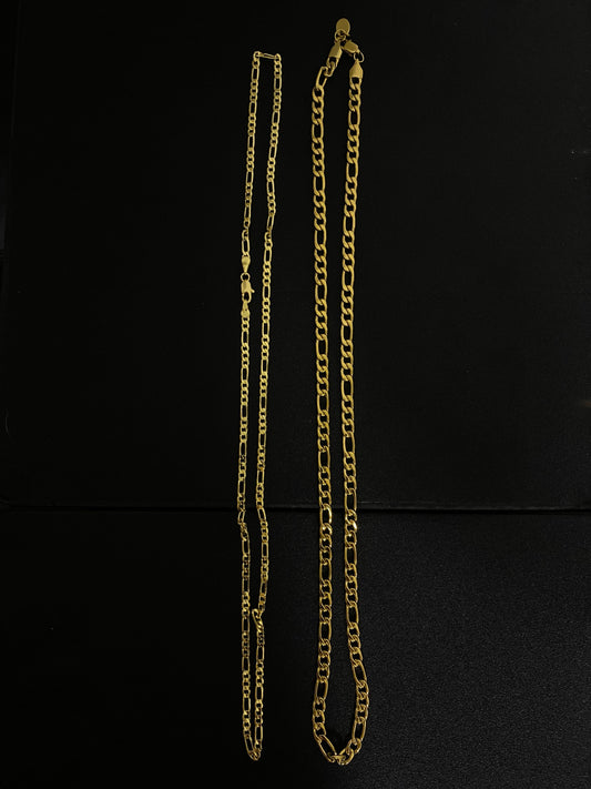 Cadena Tejido Figaro 6mm|60Cm