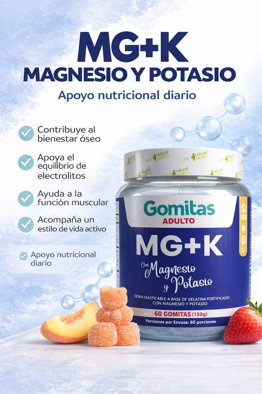 Gomitas de Magnesio y Potasio (MG + K) – Apoyo Nutricional Diario