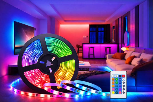 Cinta LED RGB USB – 5 Metros con Control