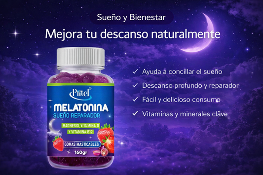 🌙 Gomitas de Melatonina – Sueño Reparador 🍓