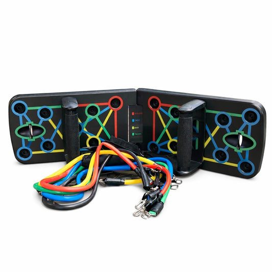 TABLA DE FLEXIONES MULTIFUNCIONAL + BANDAS DE RESISTENCIA