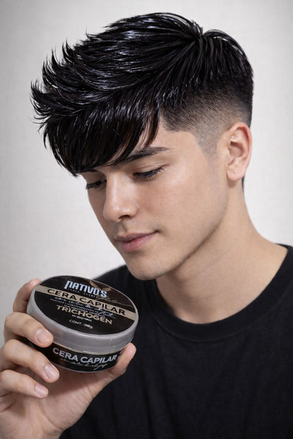 💈 Cera Capilar Moldeadora – Textura Suave y Brillo