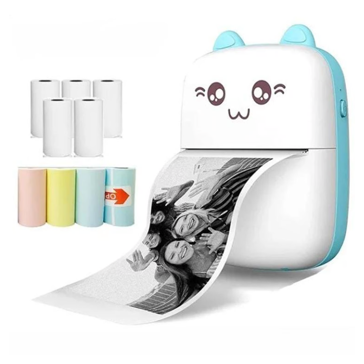 Mini Impresora Digital Gatito C9 – Portátil Bluetooth